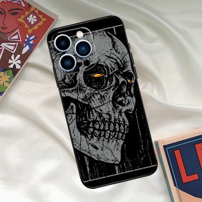 Phone Case Cool Ghost Skull Face Phone Case